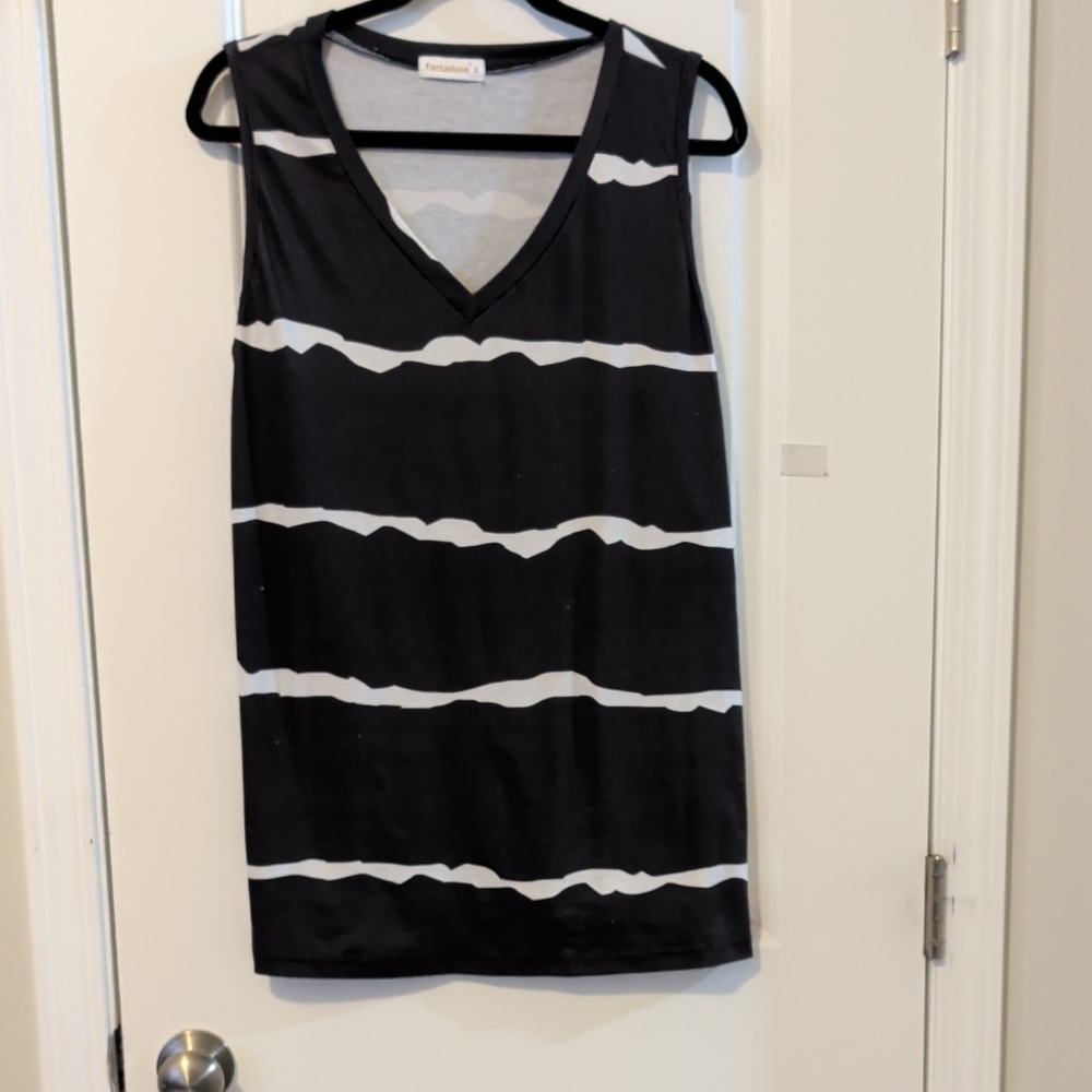 Fantaslook Women's Sleeveless Top Size XL